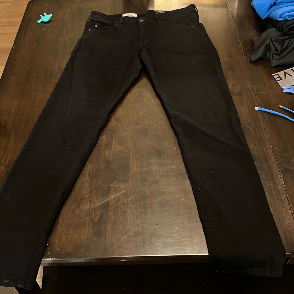 The Stilt Cigarette Leg Black Jean -Size 29R